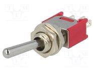 Switch: toggle; Pos: 2; SPDT; ON-ON; 3A/125VAC; 3A/28VDC; -30÷85°C IC SWITCHES