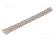 Braid; ØBraid : 5÷12mm; polyester; grey; L: 100m; reel; -50÷150°C HELUKABEL