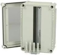 ENCLOSURE, MULTIPURPOSE, PC, GREY/CLEAR