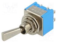 Switch: toggle; Pos: 3; DP3T; ON-OFF-ON; 3A/250VAC; -25÷85°C; 20mΩ 