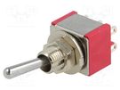 Switch: toggle; Pos: 2; DPDT; ON-ON; 5A/125VAC; 5A/28VDC; -30÷85°C IC SWITCHES