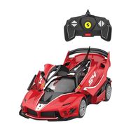RASTAR Ferrari 1:18 FXXK remote-controlled RC car for self-assembly (red), RASTAR