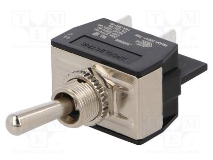 Switch: toggle; Pos: 2; DPST; ON-OFF; 16A/250VAC; Toggle: round; IP40 BULGIN AE-C3950BBAAA