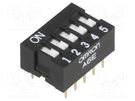 Switch: DIP-SWITCH; Poles number: 5; ON-OFF; 0.025A/24VDC; Pos: 2 OMRON Electronic Components