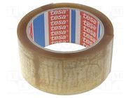 Packing tapes; L: 66m; Width: 48mm; Thick: 47.5um; transparent TESA