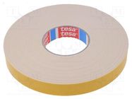 Tape: fixing; W: 25mm; L: 25m; Thk: 1.1mm; double-sided; acrylic; 200% TESA