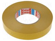 Tape: fixing; W: 25mm; L: 50m; Thk: 0.225mm; double-sided; white; 20% TESA