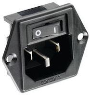 POWER ENTRY MODULE, MALE, 15A