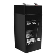 Maintenance-free AGM VRLA Green Cell AGM37 4V 4Ah Battery (for alarm system, cash register, toy), Green Cell