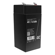 Maintenance-free AGM VRLA Battery Green Cell AGM36 4V 4.5Ah (for alarm system, cash register, toy), Green Cell