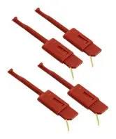 SPRUNG HOOK, RED, QTY 4