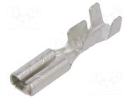 Terminal: flat; 2.8mm; 0.5mm; female; crimped; for cable; straight KEYSTONE