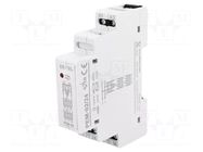 Relay: installation; monostable; DPDT; Ucoil: 24VAC,24VDC; PEM; 8A ZAMEL