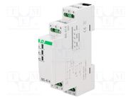 Relay: installation; bistable,impulse; DPDT; 8A; -25÷50°C; IP20 F&F