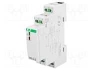 Relay: installation; bistable,impulse; SPDT; 16A; -25÷50°C; IP20 F&F