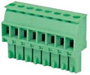 TERMINAL BLOCK PLUGGABLE, 8 POSITION, 26-16AWG