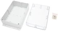 ENCLOSURE, MULTIPURPOSE, PC, GREY, CLEAR