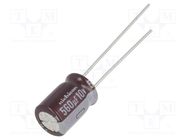 Capacitor: electrolytic; low ESR; THT; 560uF; 10VDC; Ø8x11.5mm NICHICON