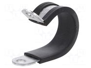 Fixing clamp; ØBundle : 26mm; W: 15mm; steel; Ømount.hole: 6.4mm LAPP