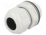 Cable gland; IP68; polyamide; light grey; push-in; SKINTOP® LAPP