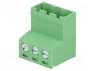 Pluggable terminal block; 5.08mm; ways: 3; straight; plug; male DEGSON ELECTRONICS