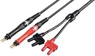 PIN TYPE TEST LEAD, BLK, RED, 1KV/2A, 3M
