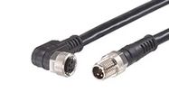 SENSOR CORD, 4P M8 RCPT-PLUG, 5M