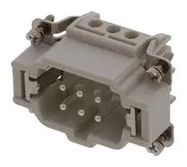 HEAVY DUTY INSERT, PLUG, 6POS, SCREW