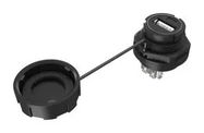 ADAPTER, USB 2.0 TYPE A PLUG-PLUG, IP67