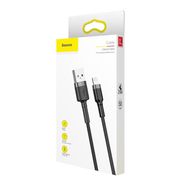 Baseus Cafule USB-A / Lightning 2.4A QC 3.0 cable 0.5 m - black-gray, Baseus