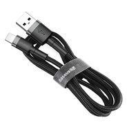 Baseus Cafule USB-A / Lightning 2.4A QC 3.0 cable 0.5 m - black-gray, Baseus