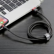 Baseus Cafule USB-A / Lightning 1.5A QC 3.0 cable 2 m - black and red, Baseus