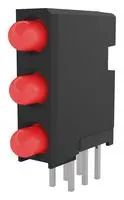 CKT BOARD INDICATOR, RED, 1.6MCD, T-1