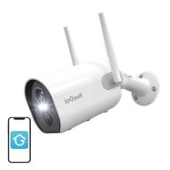 Wireless WiFi outdoor camera ieGeek ZS-GX2S white 5200mAh, ieGeek