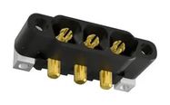 CONN, PCB HDR, R/A, 3P, 1ROW, 8.5MM, TH