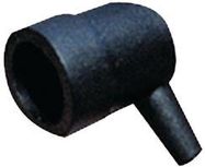 HEAT SHRINK BOOT, RIGHT ANGLE, 11MM ID, ELASTOMER, BLACK