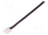 Connector: for LED stripes; for 10mm stripes,RGB; terminal LUCKYLIGHT
