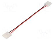 Connector: for LED stripes; for 10mm stripes; coupler; PIN: 2 LUCKYLIGHT