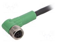 Cable: for sensors/automation; M8; PIN: 4; angled; 1.5m; plug; 30VAC PHOENIX CONTACT