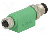 Adapter; PIN: 3; straight; 60VAC; 4A; -25÷90°C; 60VDC PHOENIX CONTACT