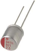 ALUMINUM ELECTROLYTIC CAPACITOR, 820UF, 4V, 20%, RADIAL