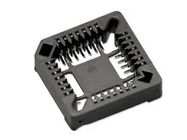 PLCC SOCKET, 28POS, 1.27MM, BLACK, DIP