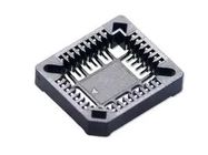 PLCC SOCKET, 32POS, 1.27MM, BLACK, DIP