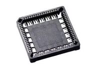 PLCC SOCKET, 68POS, 1.27MM, BLACK, DIP