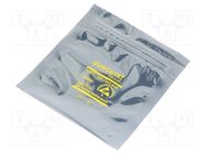 Protection bag; ESD; L: 76mm; W: 76mm; Thk: 76um; Closing: self-seal EUROSTAT GROUP
