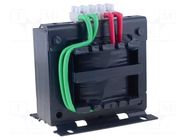 Transformer: mains; 250VA; 230VAC; 12V; Leads: terminal block; IP00 BREVE TUFVASSONS