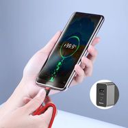Baseus CATKLF-GG1 USB-C - USB-C PD QC cable 60W 3A 480Mb/s 1m - black and gray, Baseus