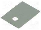 Heat transfer pad: silicone; TO220; 0.4K/W; L: 18mm; W: 13mm; 10kV FISCHER ELEKTRONIK