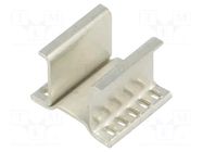 Heatsink: moulded; L: 13mm; W: 15mm; H: 10mm; 24K/W; copper; SMT FISCHER ELEKTRONIK