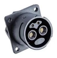 INDUSTRIAL CIR CONN, PLUG, 4POS, PANEL
